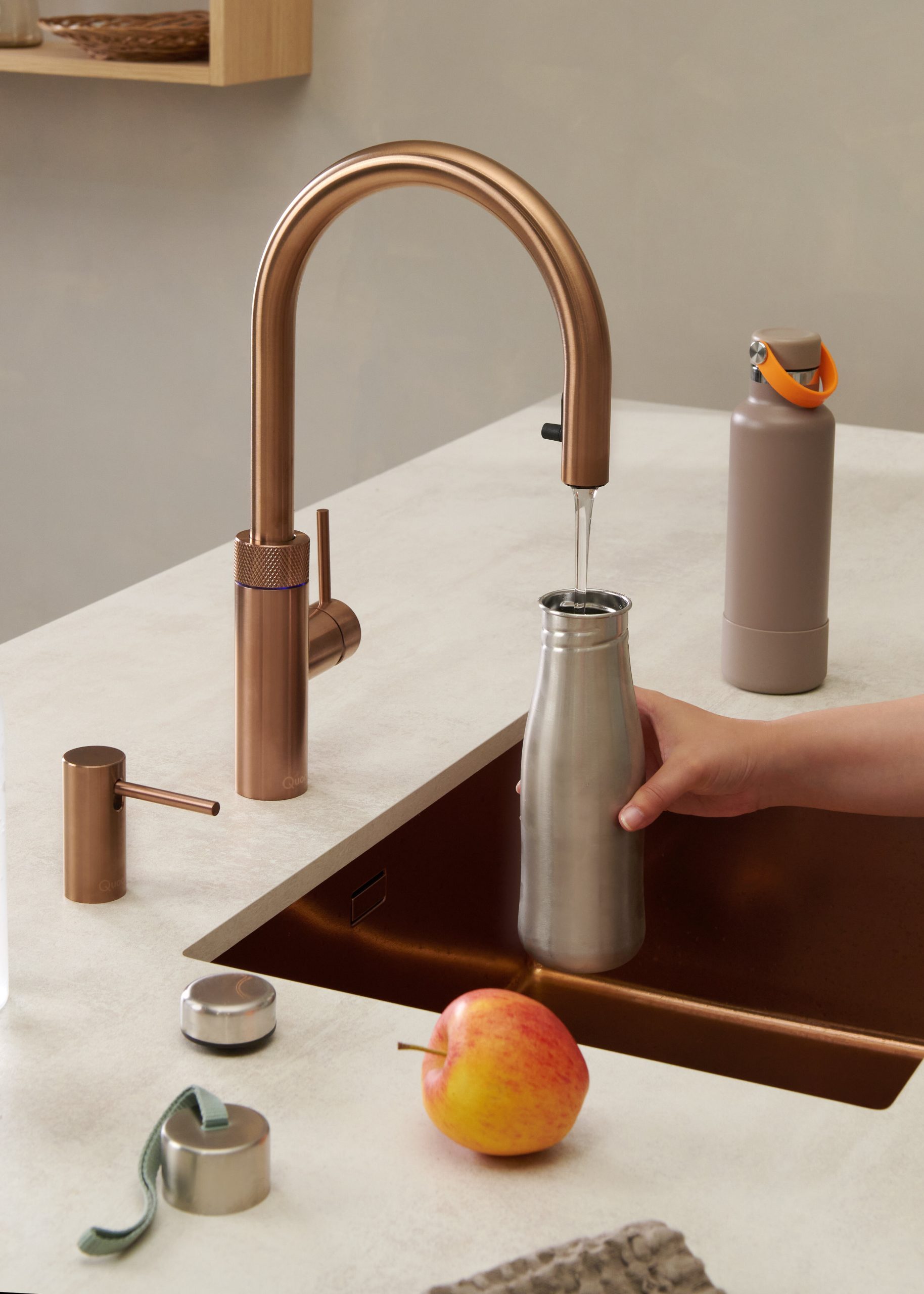 Quooker Flex + PRO3 + CUBE + filtr – wrzątek, schłodzona woda gazowana i niegazowana z jednego kranu - obrazek 12