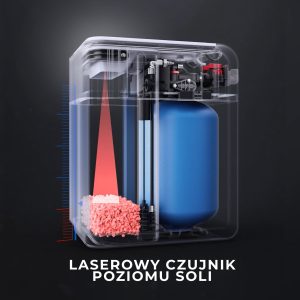 Zmiękczacz z czujnikiem soli